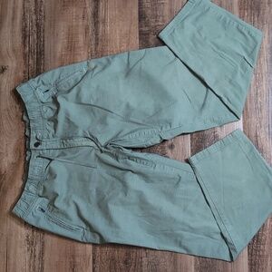 LL Bean Explorer Ripstop Pants Comfort Waist Standard Fit Tapered Size Large/32